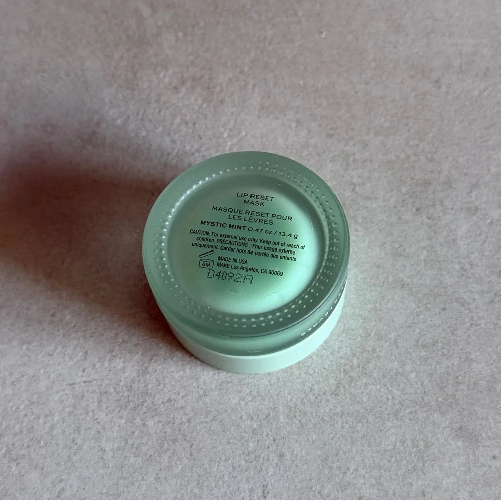 MAKE Beauty Lip Reset Mask – Mystic Mint 0.47 oz